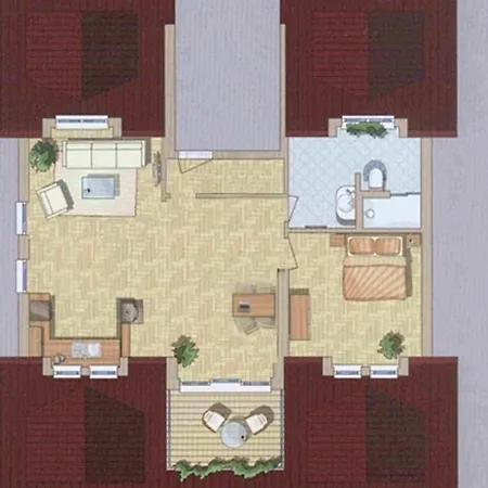 Les Belles, Haus Cecile, Fw Romantique, Whg 5 *